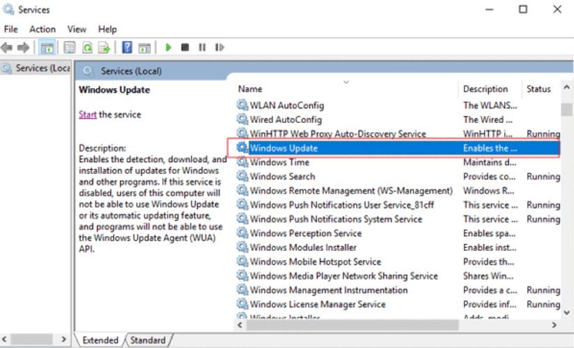 غير فعال كردن update windows 10