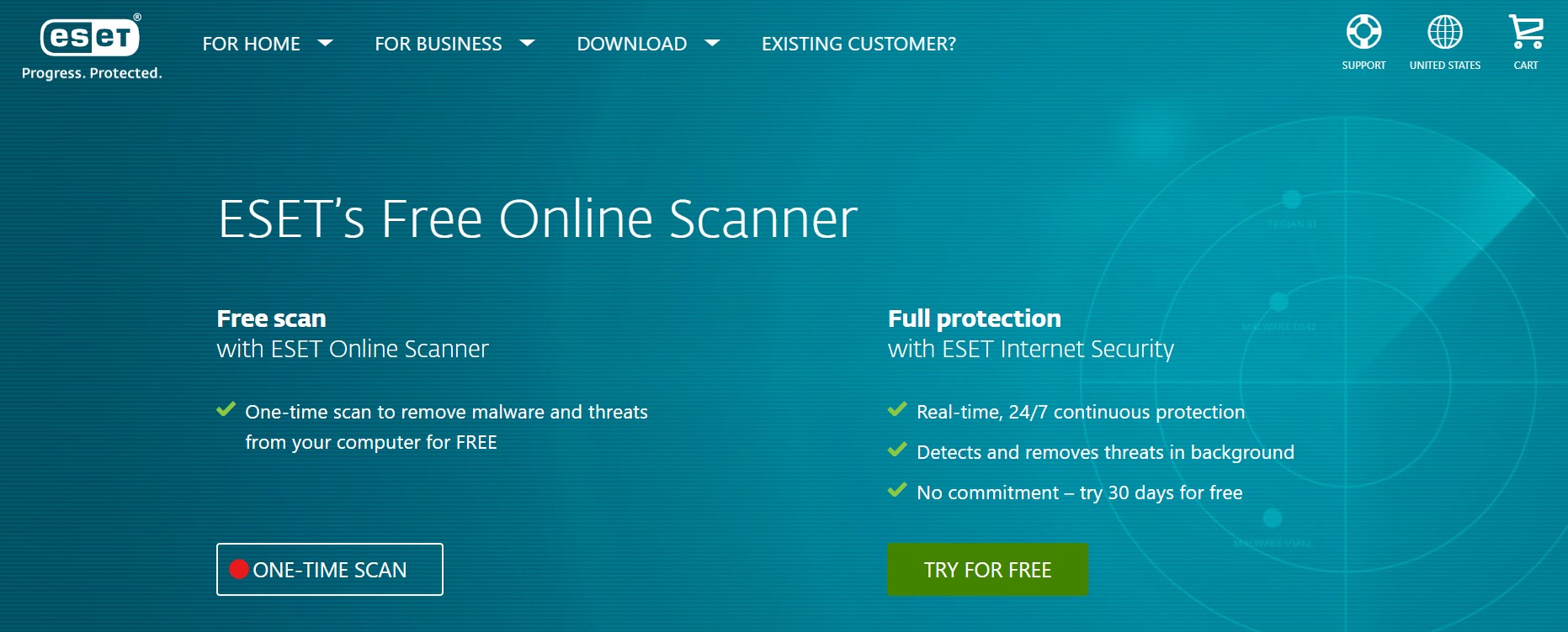 آموزش ویروس کشی آنلاین با ESET Online Scanner