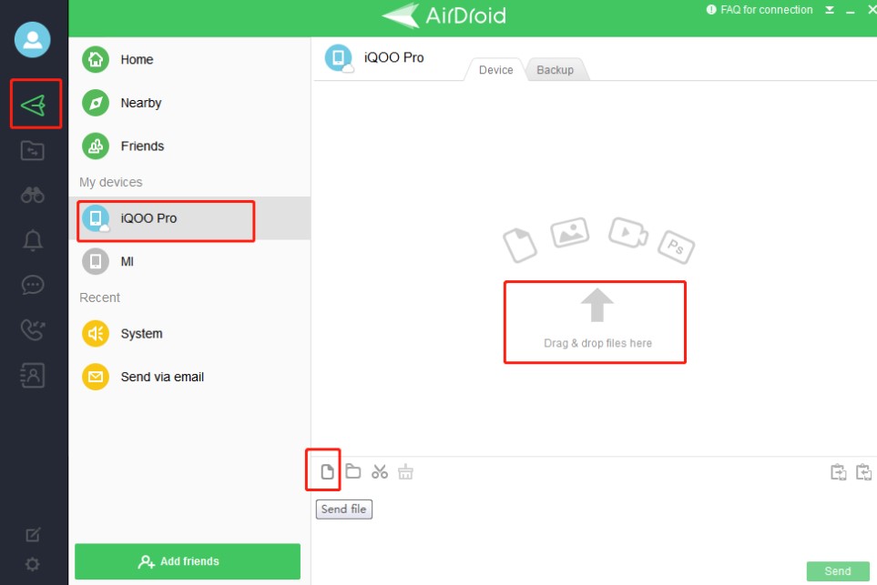 انتقال اطلاعات بین دو گوشی با برنامه AirDroid