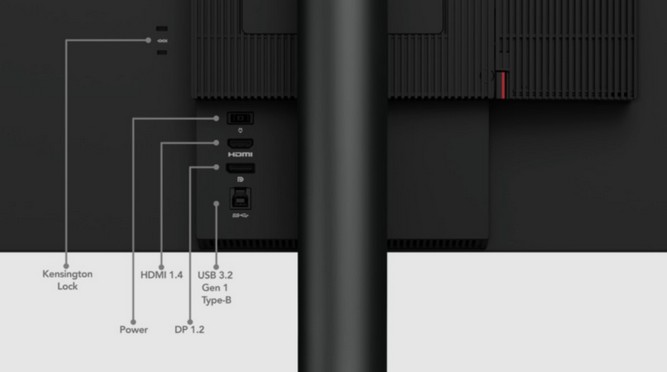 درگاه های مانیتور ThinkCentre Tiny-in-One لنوو