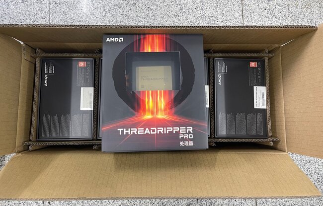 بسته بندی پردازنده threadripper pro 5000wx