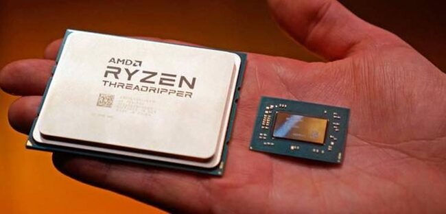 ابعاد پردازنده threadripper