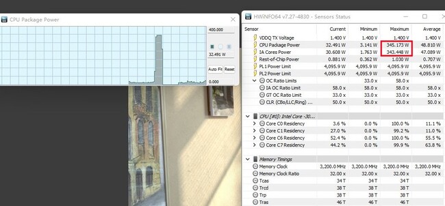 توان پردازنده CORE I9
