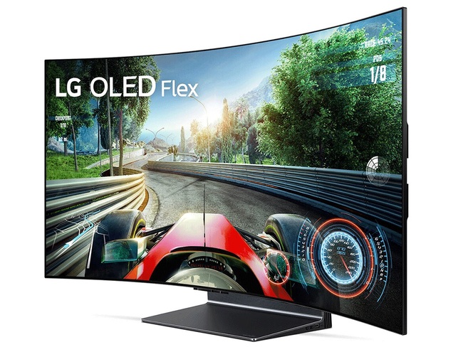 تلویزیون قابل انعطاف lg oled flex