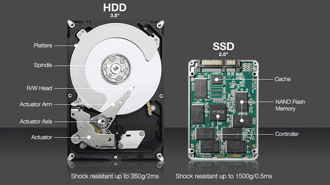تفاوت ssd و hdd