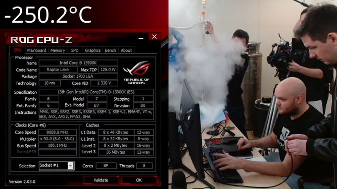 اورکلاک پردازنده CORE I9-13900K