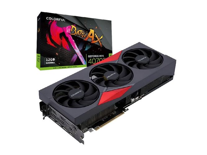کارت گرافیک rtx 4070 ti برند کالرفول