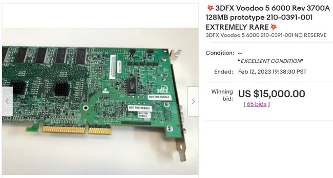 کارت گرافیک 3dfx voodoo g 6000