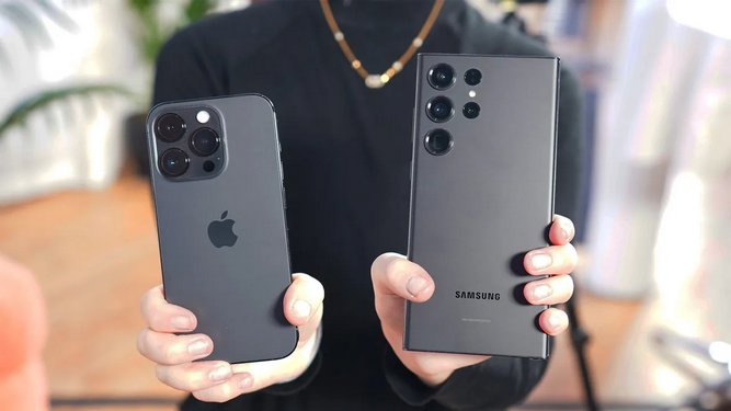 گلکسی اس 23 اولترا و آیفون 14 پرو مکس