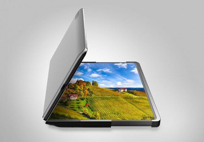 نمایشگر تاشو و کرکره‌ای Flex Hybrid OLED
