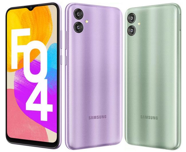 ظراحی و رنگ گوشی GALAXY F04