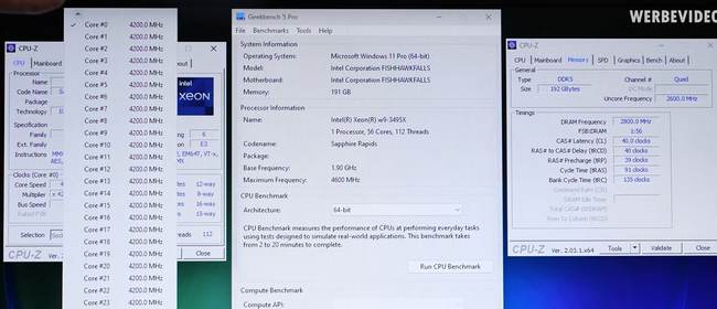 اورکلاک پردازنده W3495X
