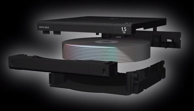new optical disk دیسک نوری جدید با قابلیت ذخیره‌سازی یک ترابایت