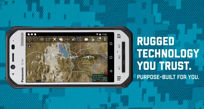 panasonic گوشیهای بسیار مقاوم پاناسونیک TOUGHBOOK N1 Tactical