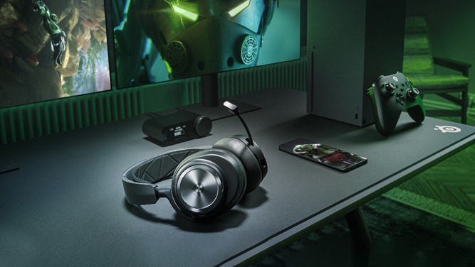هدست Arctis Nova Pro Wireless X استیل سریز