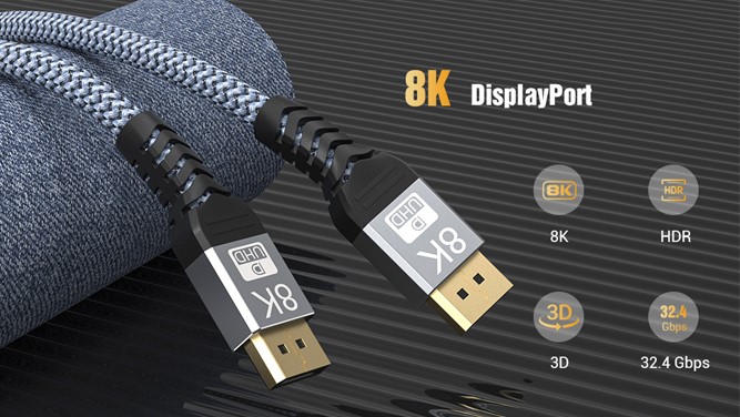 نمایشگرهای اولترا واید 8K به همراه پورت DisplayPort 2.1  عرضه می‌شوند