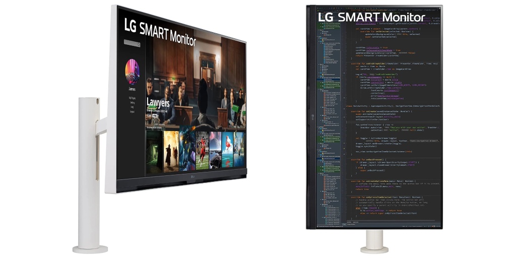 نمایشگر هوشمند جدید 32SQ780S از شرکت LG