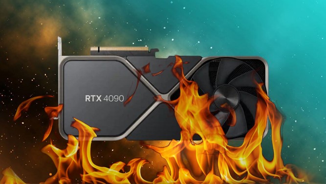 آتش گرفتن و ذوب شدن کانکتور ۱۶ پین کارت‌های RTX 4090