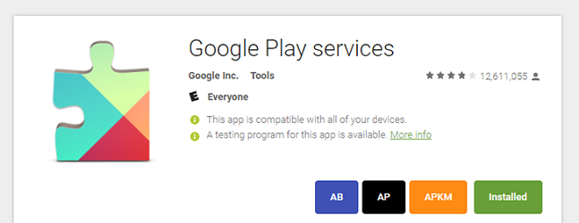 مشکل google play services در گوشی
