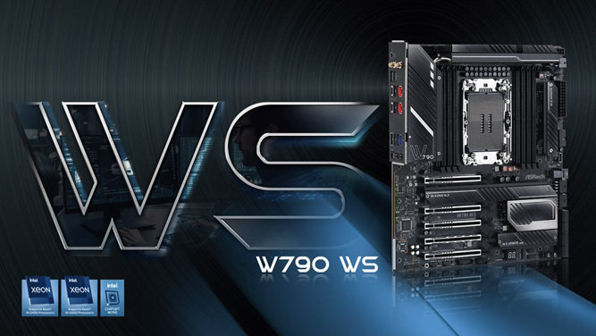 مادربرد جدید ازراک  W790 WS با قابلیت پشتیبانی از پردازنده‌های Xeon