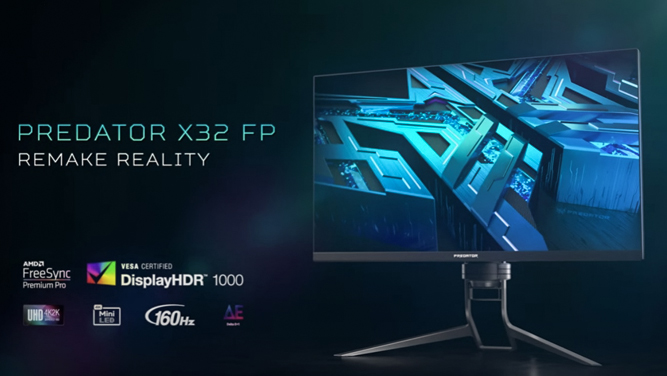 مانیتورهای گیمینگ جدید Predator X32FP و Predator CG48 از ایسر