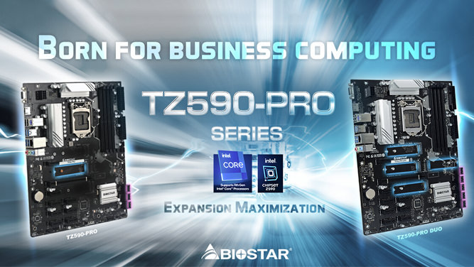 مادربردهای جدید TZ590-PRO DUO و TZ590-PRO بایواستار معرفی شدند