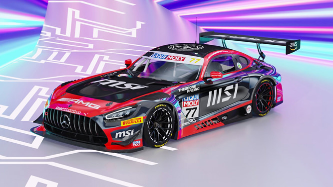 همکاری MSI با مرسدس بنز و تیم Craft-Bamboo Racing