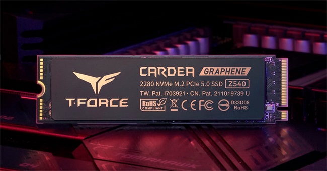 حافظه پرسرعت شرکت TEAMGROUP با نام T-FORCE CARDIA Z540 PCIe 5.0
