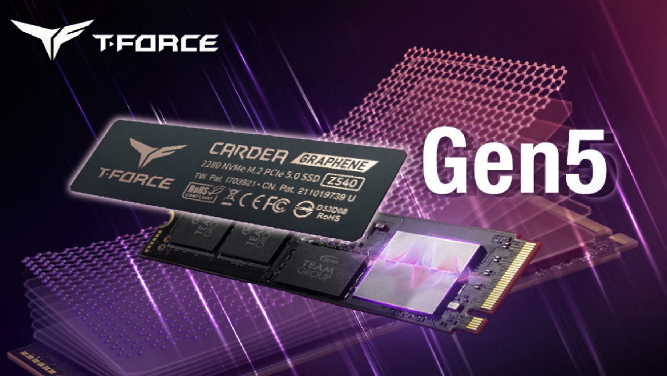حافظه پرسرعت شرکت TEAMGROUP با نام T-FORCE CARDIA Z540 PCIe 5.0