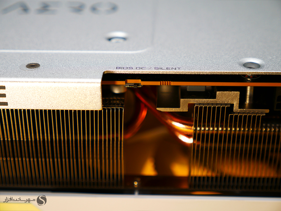 بررسی کارت گرافیک gigabyte rtx4080 aero bios switch