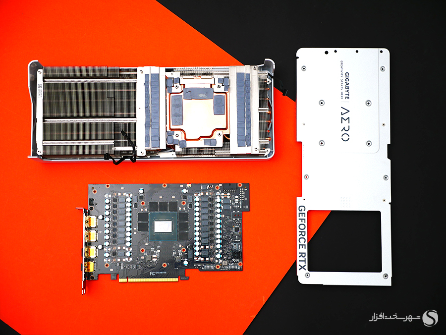 بررسی gigabyte rtx4080 aero disassambeled
