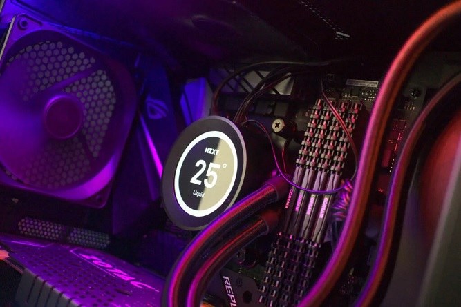 دمای cpu در حالت عادی