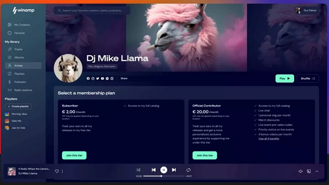 Winamp اندروید