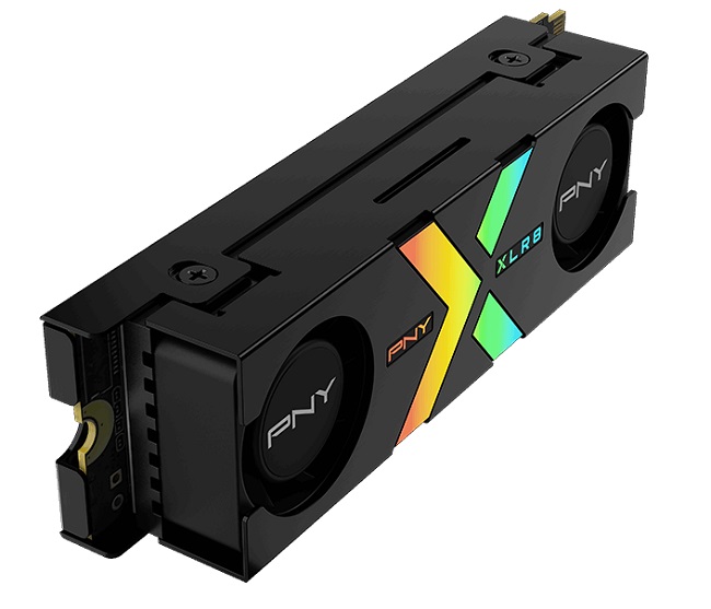 اس دی‌ پرسرعت PCIe 5.0 با دو فن