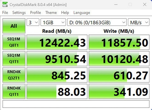 سرعت اس اس دی  PCIe 5.0