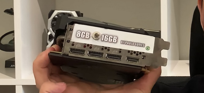 کارت گرافیک 16 گیگابایتی RTX 3070