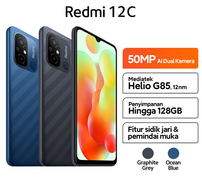مشخصات گوشی Redmi 12C شیائومی