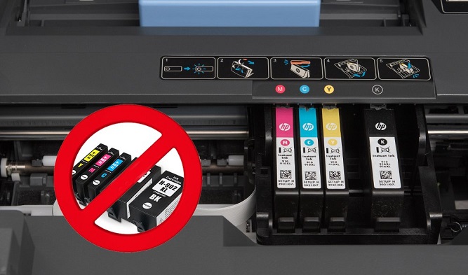 قفل شدن پرینتر HP 