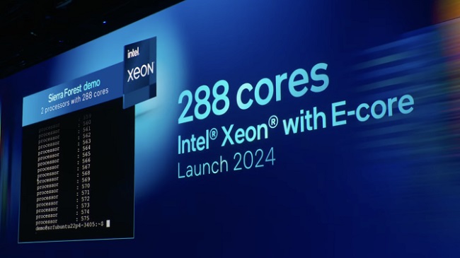 پردازنده 288 هستهای Xeon اینتل