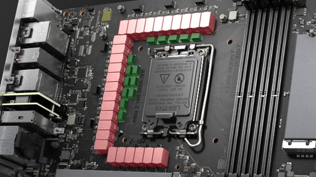 مدارت تغذیه مادربردهای میان رده MSI