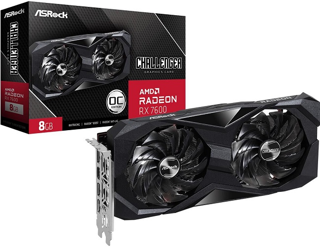 کارت گرافیک Radeon RX 7600 Challenger