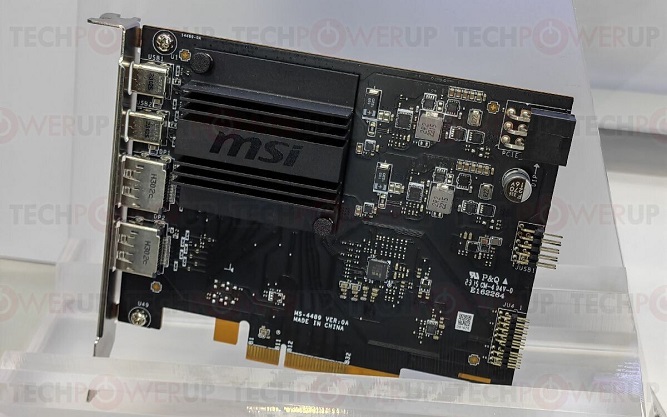 برد توسعه USB4 100 W شرکت MSI