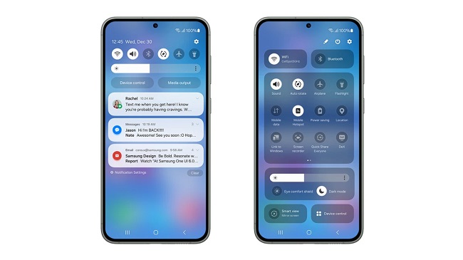 رابط کاربری One UI 6