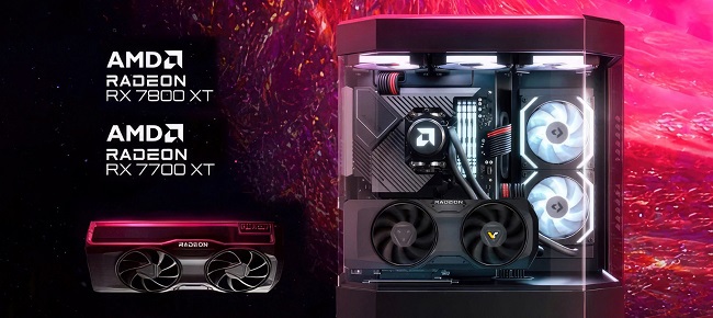 طراحی کارت گرافیک Radeon RX 7800 XT