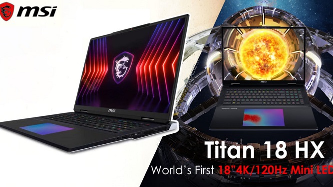 معرفی لپ تاپ TITAN 18 HX از سوی MSI