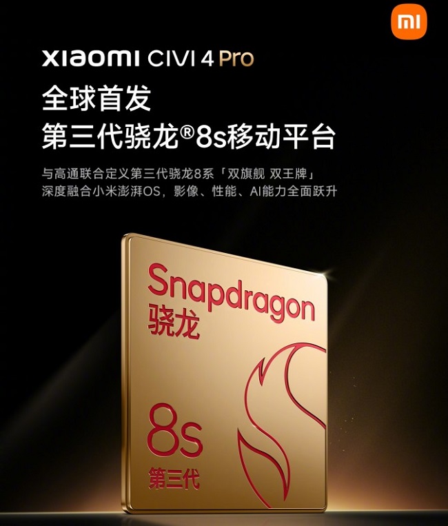 پردازنده گوشی Civi 4 Pro شیائومی
