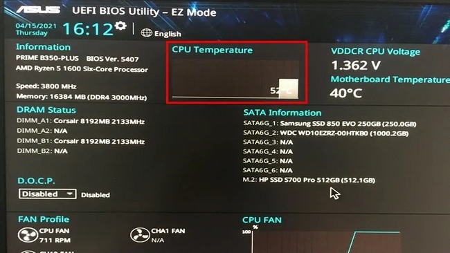 چگونه دمای cpu را بفهمیم