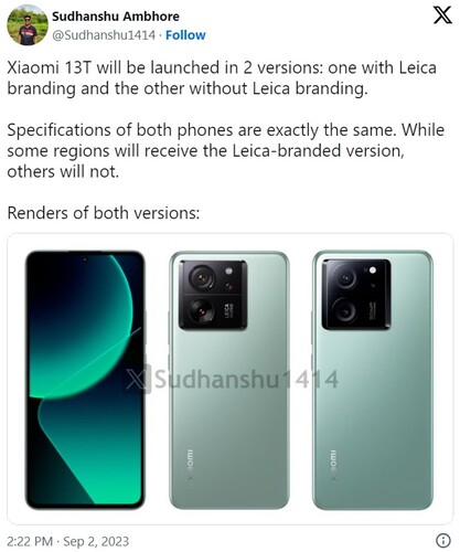  قیمت xiaomi 13t