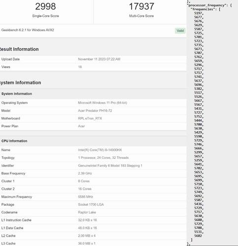 بنچمارک پردازنده لپتاپ اینتل