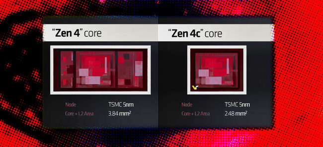 معماری amd zen 4c